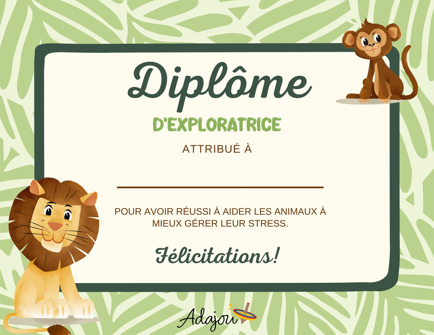 Diplôme d'explorateur(trice)