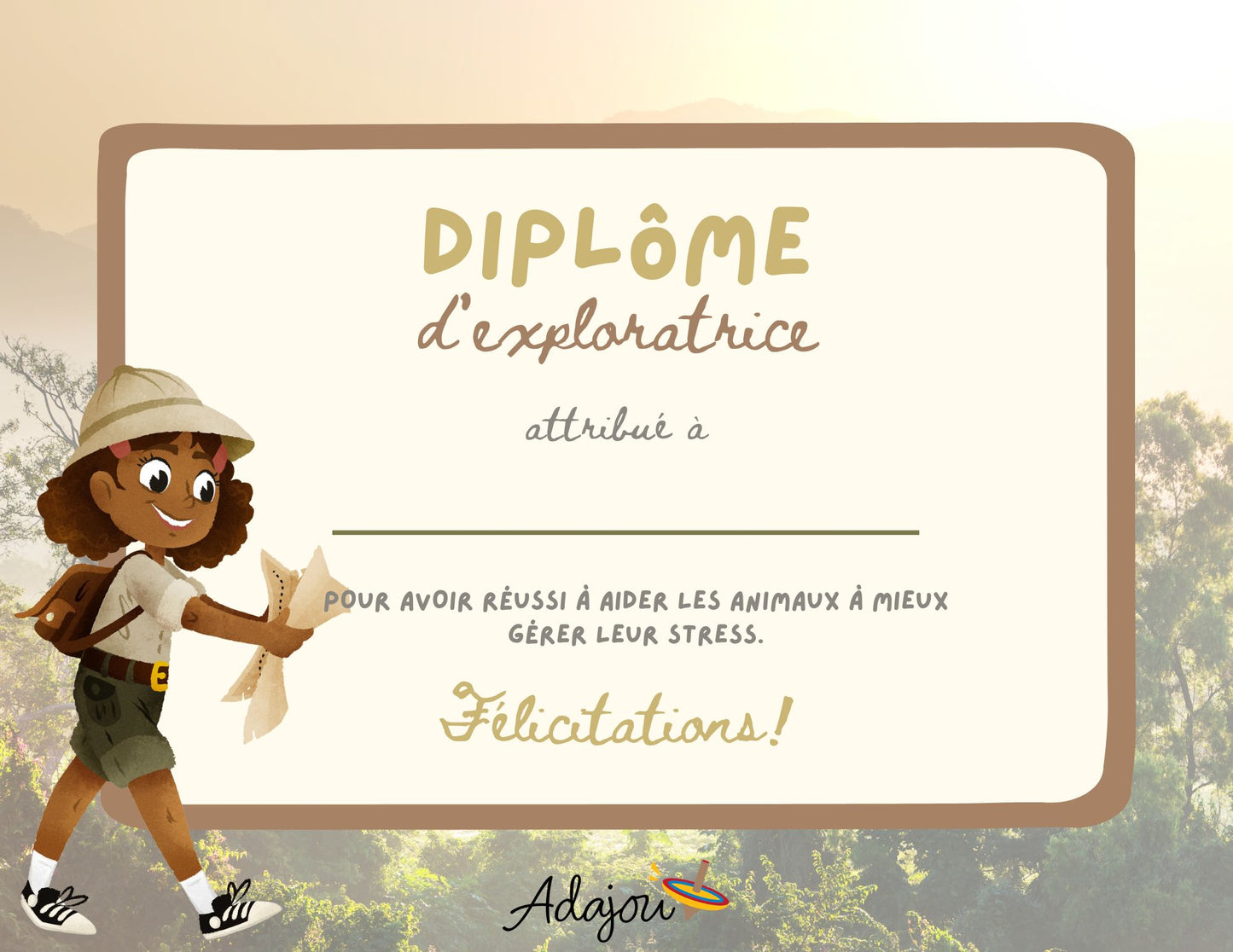 Diplôme d'explorateur(trice)