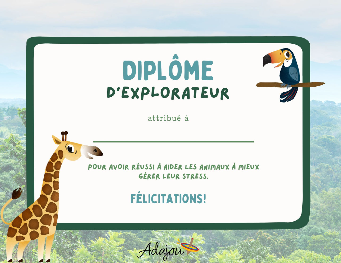 Diplôme d'explorateur(trice)