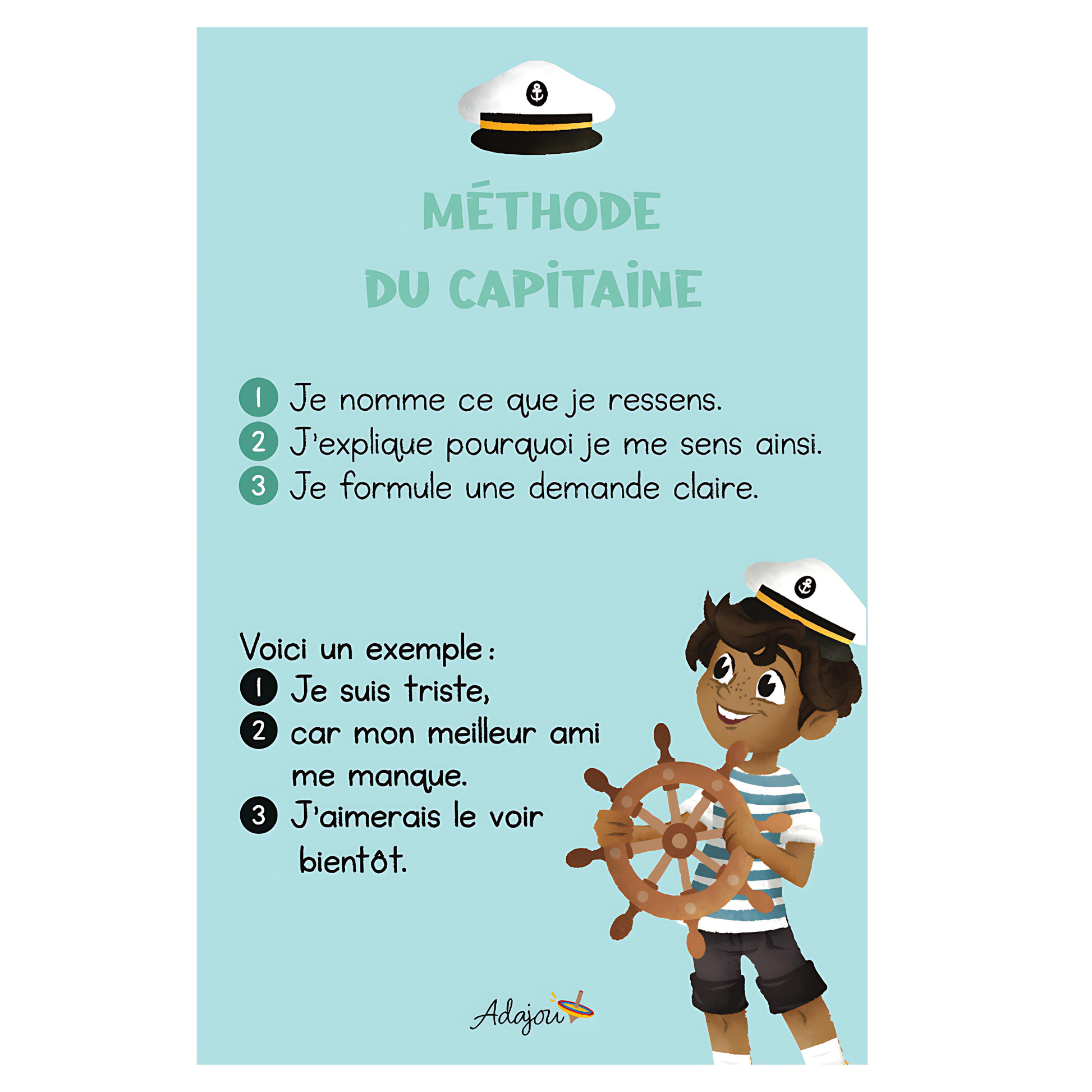Affiche - La méthode du capitaine
